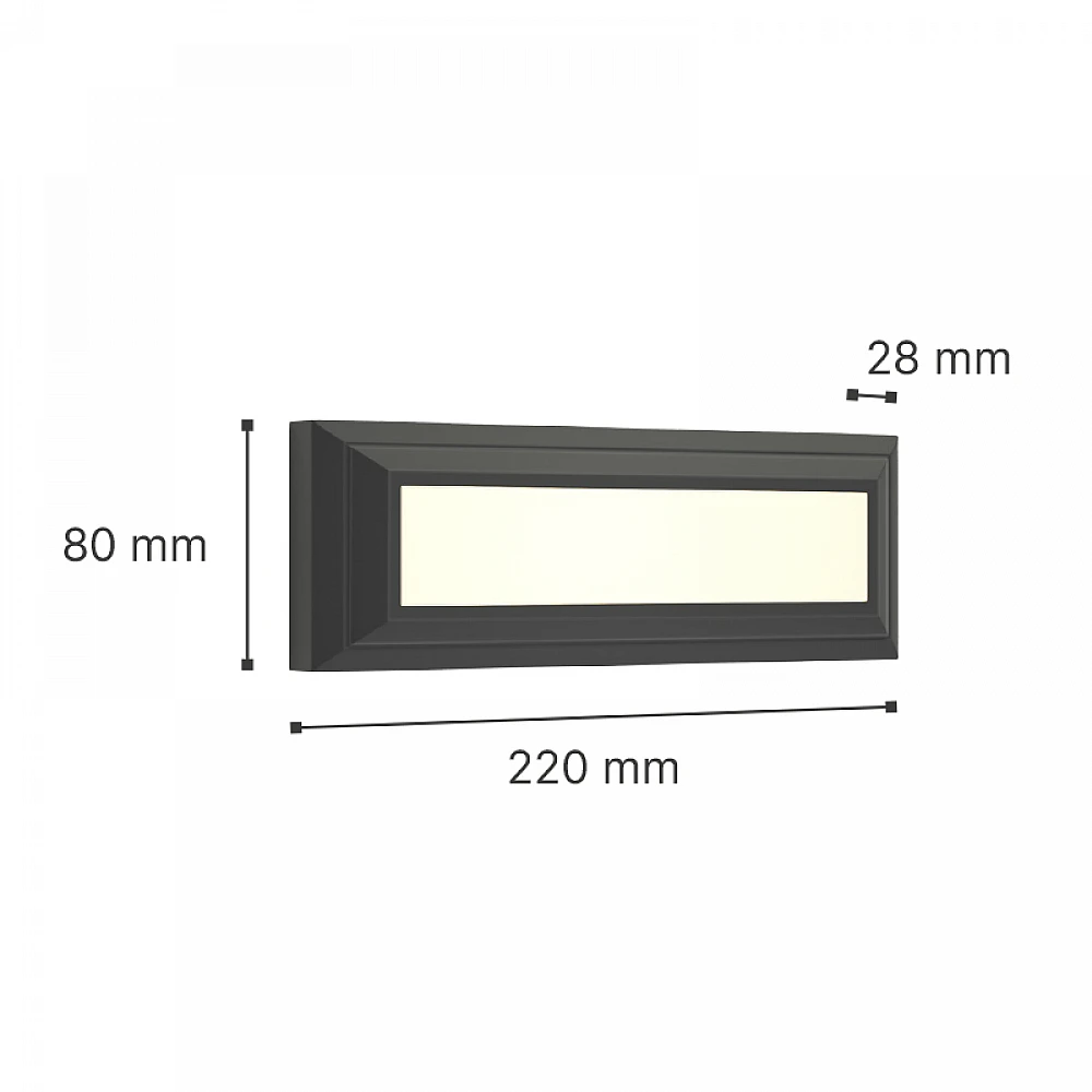 it-Lighting Willoughby LED 4W 3CCT Outdoor Wall Lamp Grey D:22cmx8cm (80201330) it-Lighting Willoughby LED 4W 3CCT Outdoor Wall Lamp Grey D:22cmx8cm (80201330)