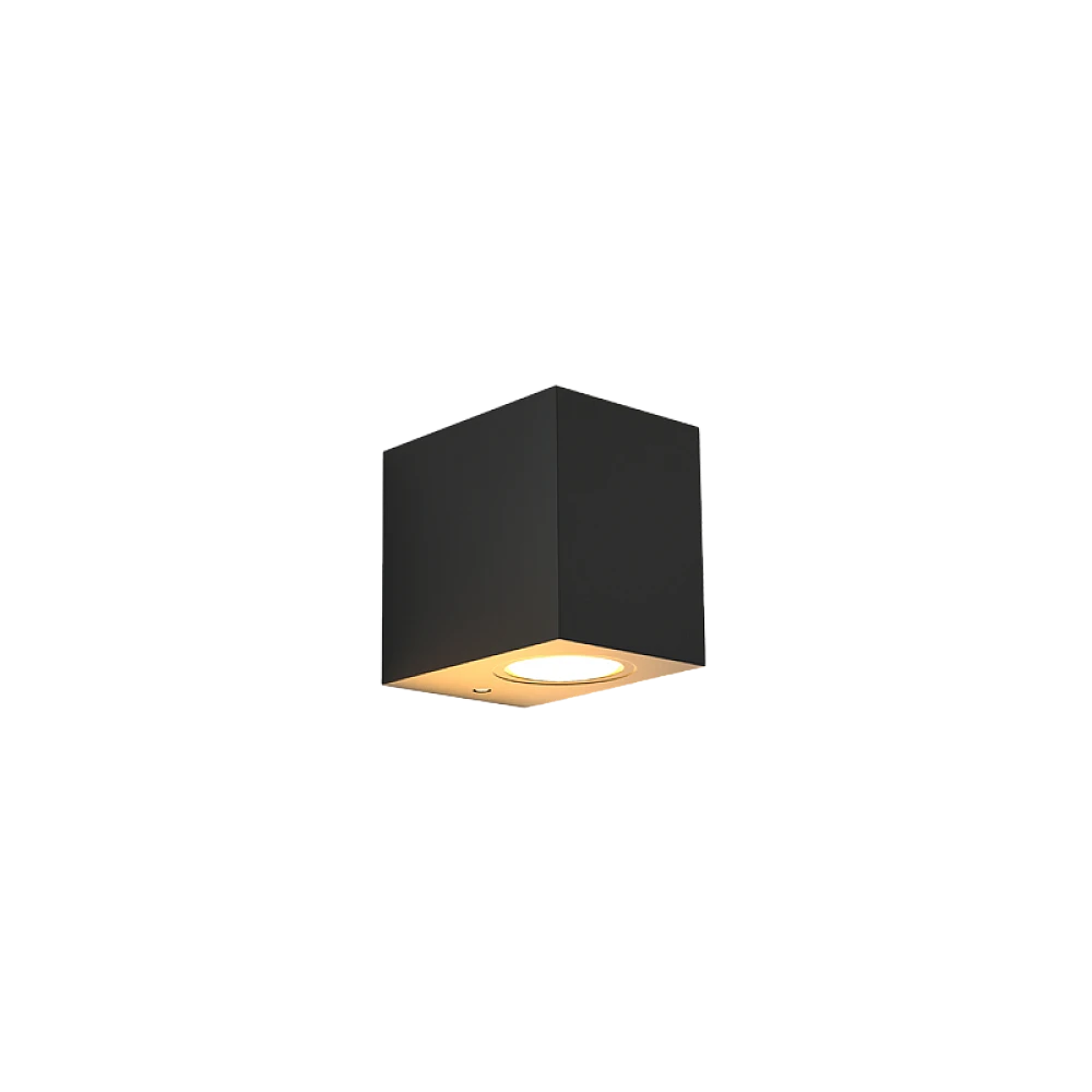 it-Lighting Norman 1xGU10 Outdoor Up or Down Wall Lamp Anthracite D:8cmx7cm (80200444)