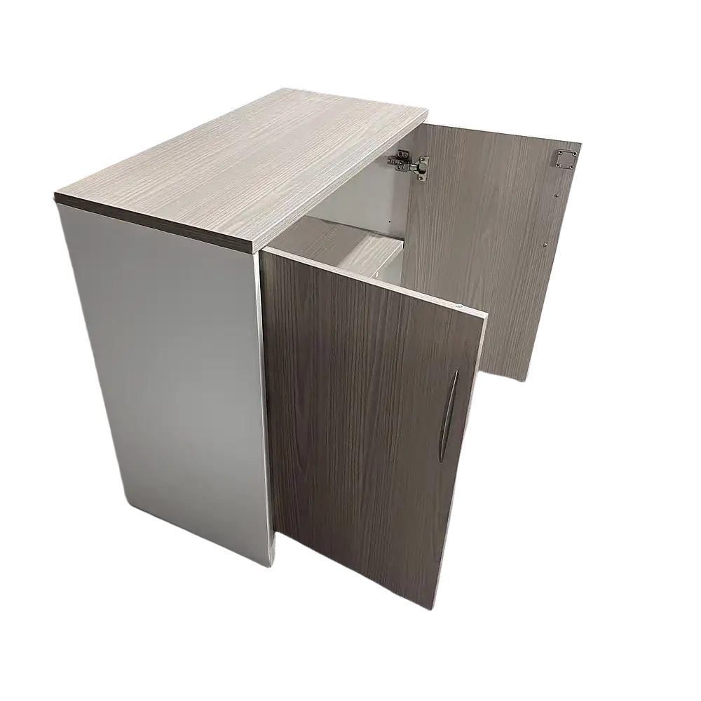 Ντουλάπι γραφείου Armadi pakoworld σε sonoma-λευκή απόχρωση 80x40x80εκ