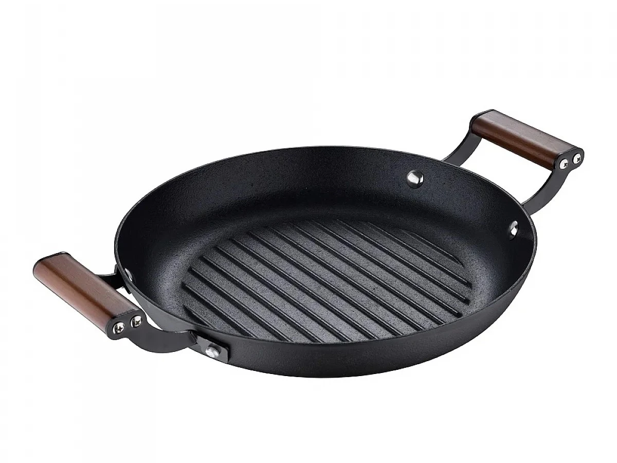 ODIN BGMP-3820 ΓΚΡΙΛΙΕΡΑ Φ28x5cm PRESSED IRON - Bergner